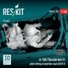 RESKIT RSF48-0163 A-10A Thunderbolt II pilot sitting in ejection seat ACES II (1 pcs) (3D Printed) (1/48)